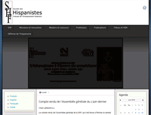 Tablet Screenshot of hispanistes.org